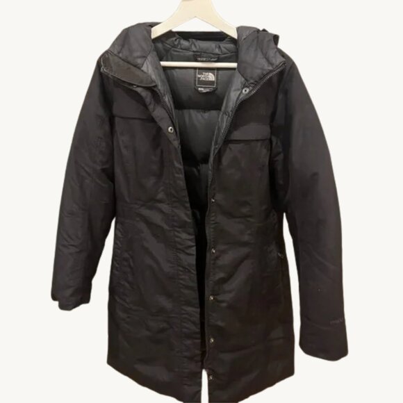 The North Face Women’s HyVent Down Insulated Parka – Black, Size Medium - Picture 1 of 4